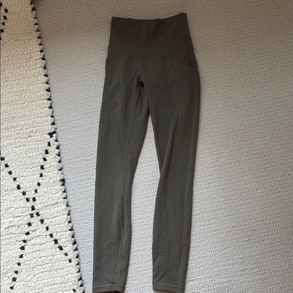 lululemon athletica Olive Green Leggings